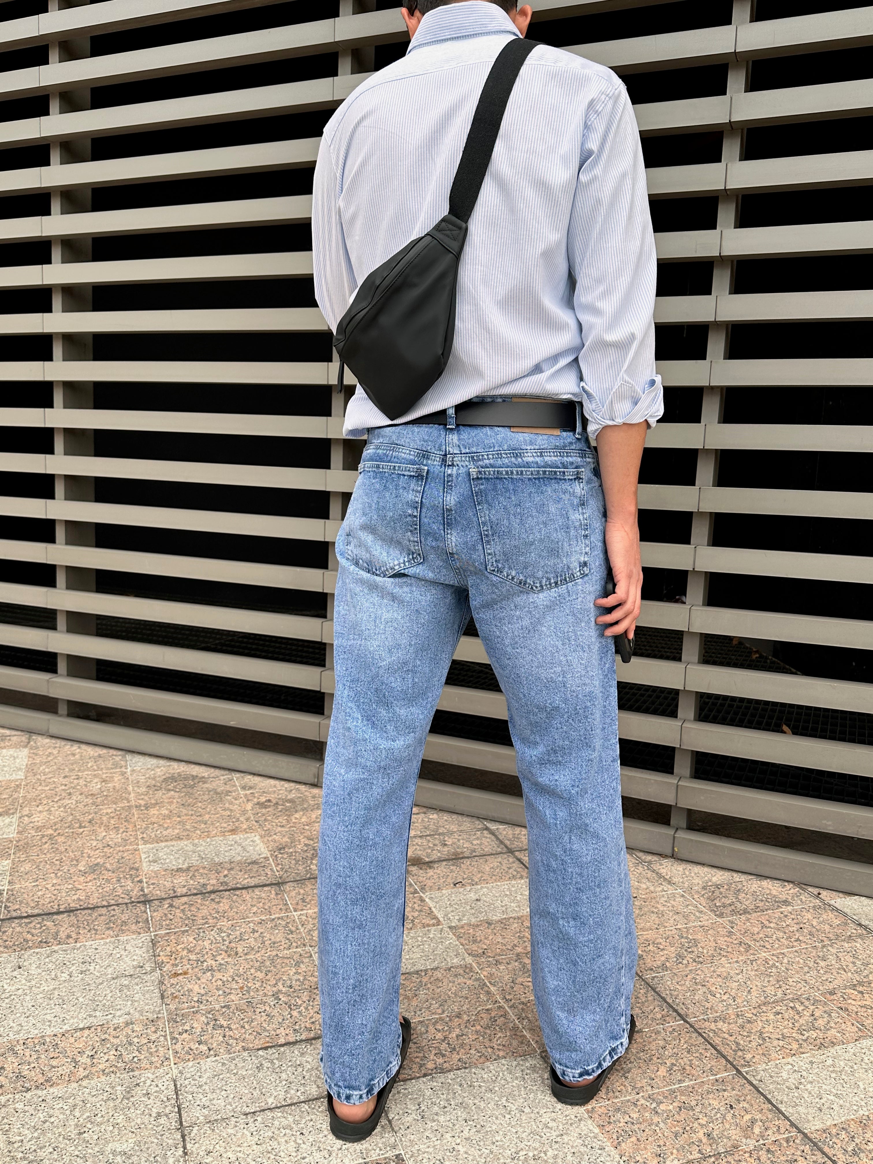 Jean Baggy Azul