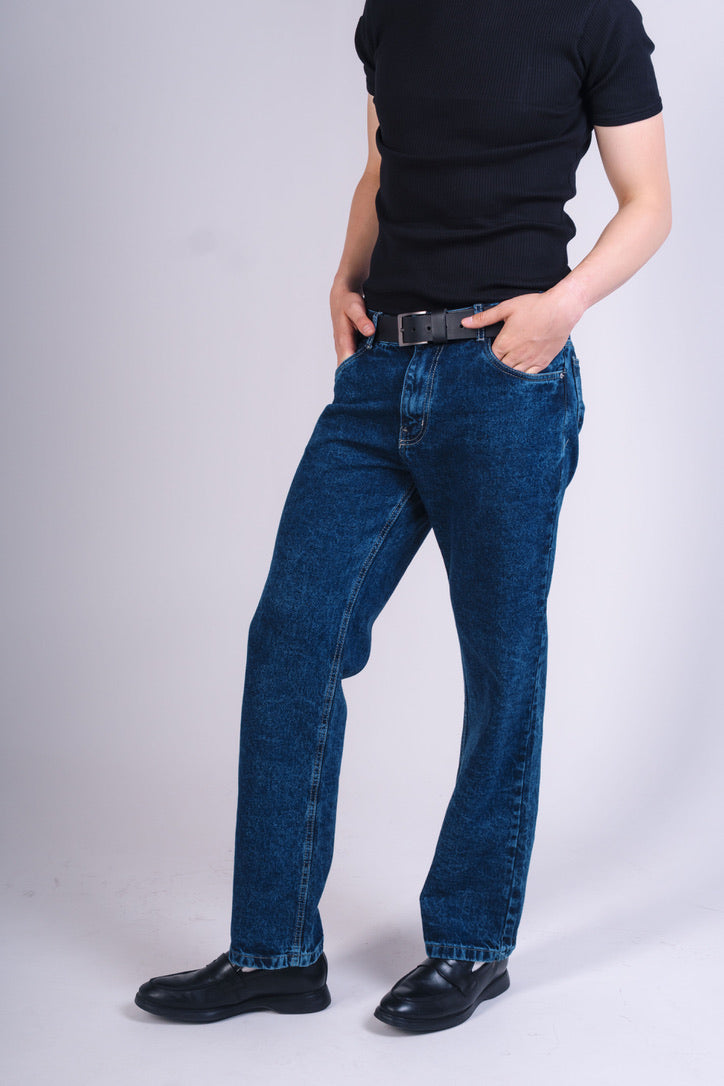 Jean Wide Leg Azul Oscuro