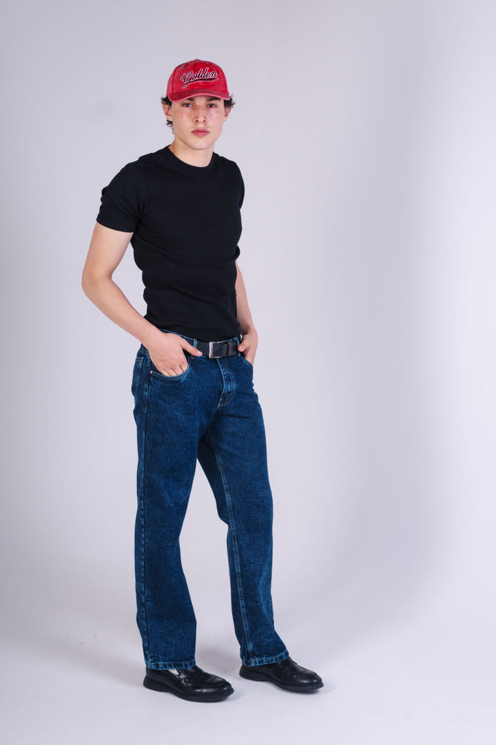 Jean Wide Leg Azul Oscuro