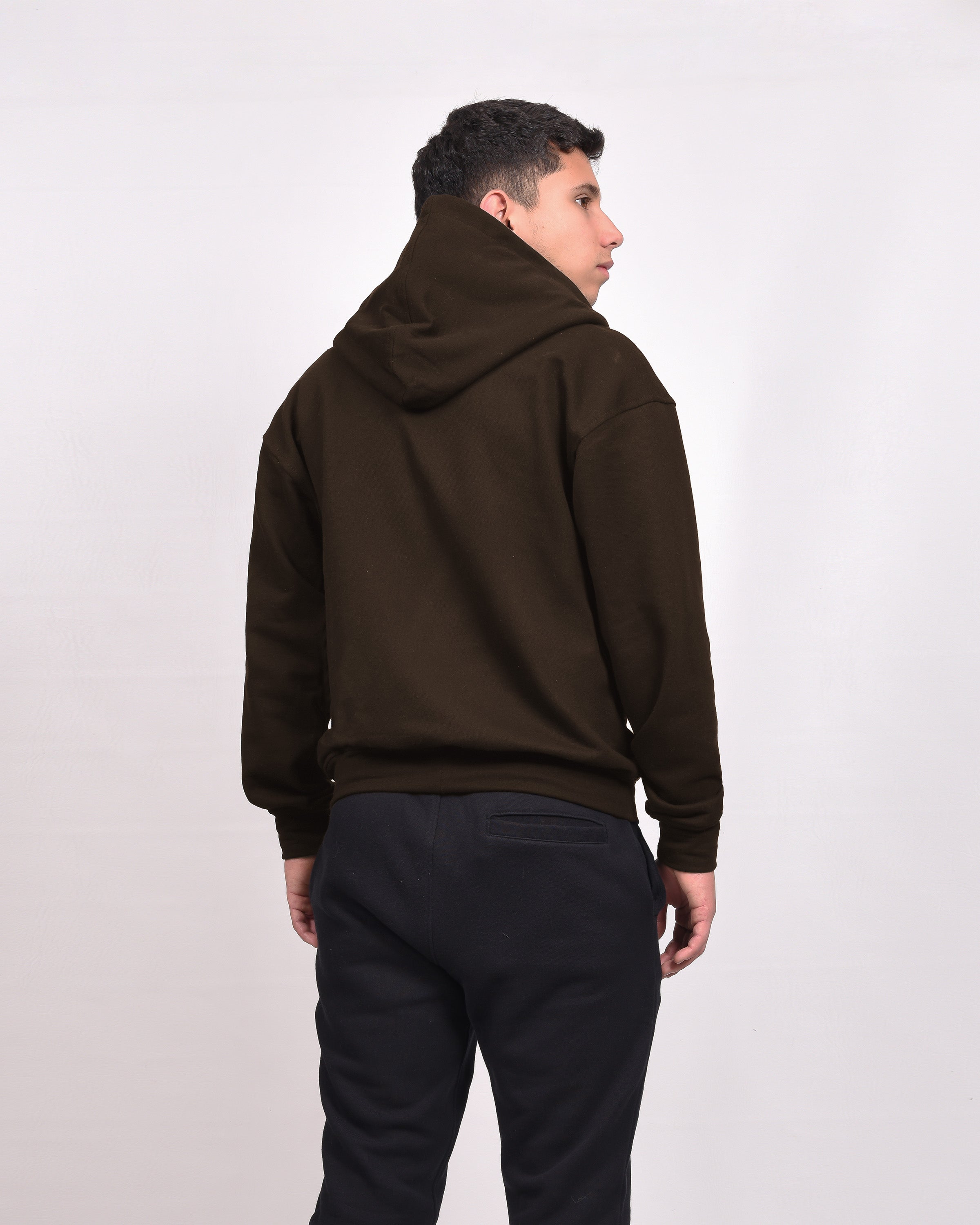 Hoodie Café Básico Oversize