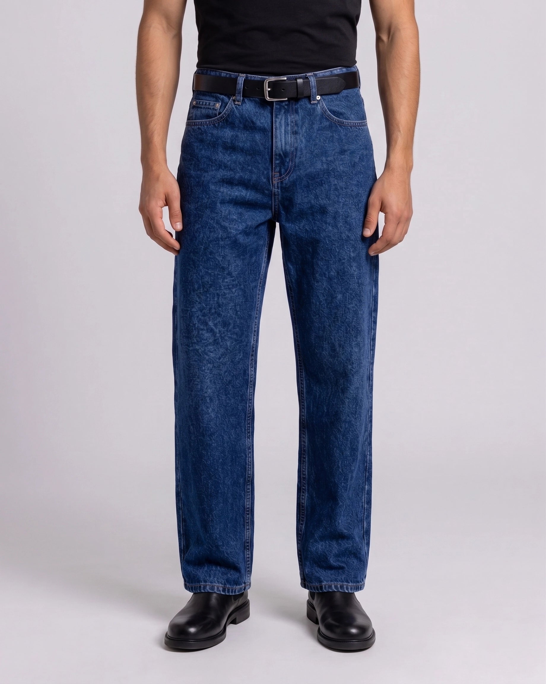 Jean Wide Leg Azul Oscuro