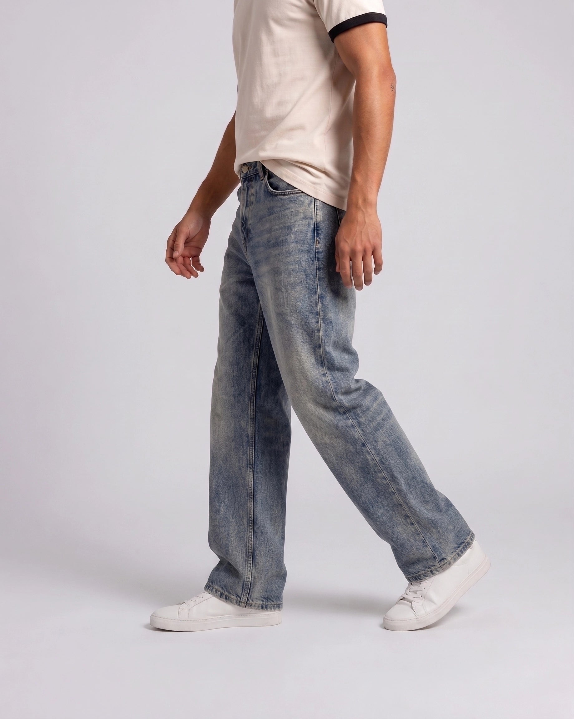 Jean Baggy Vintage Oscuro
