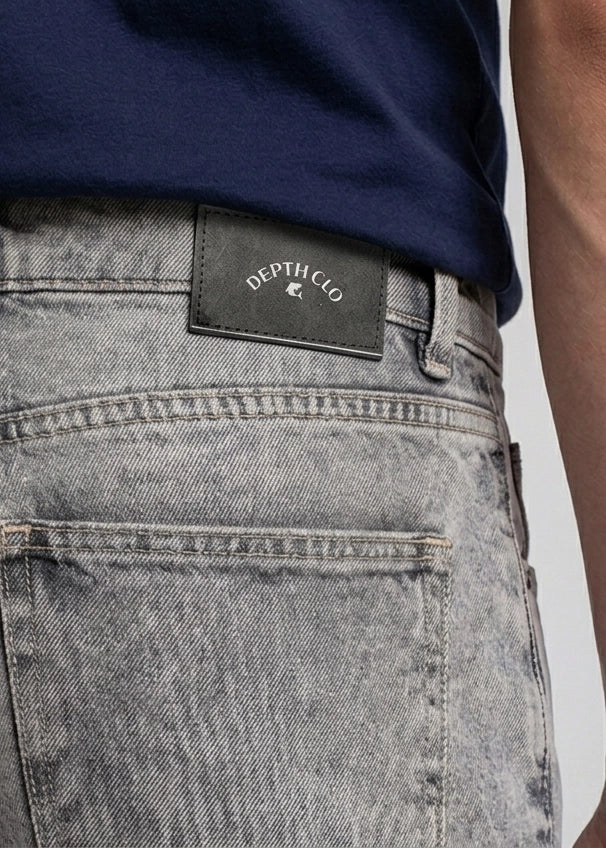 Short Largo Tono Gris Claro