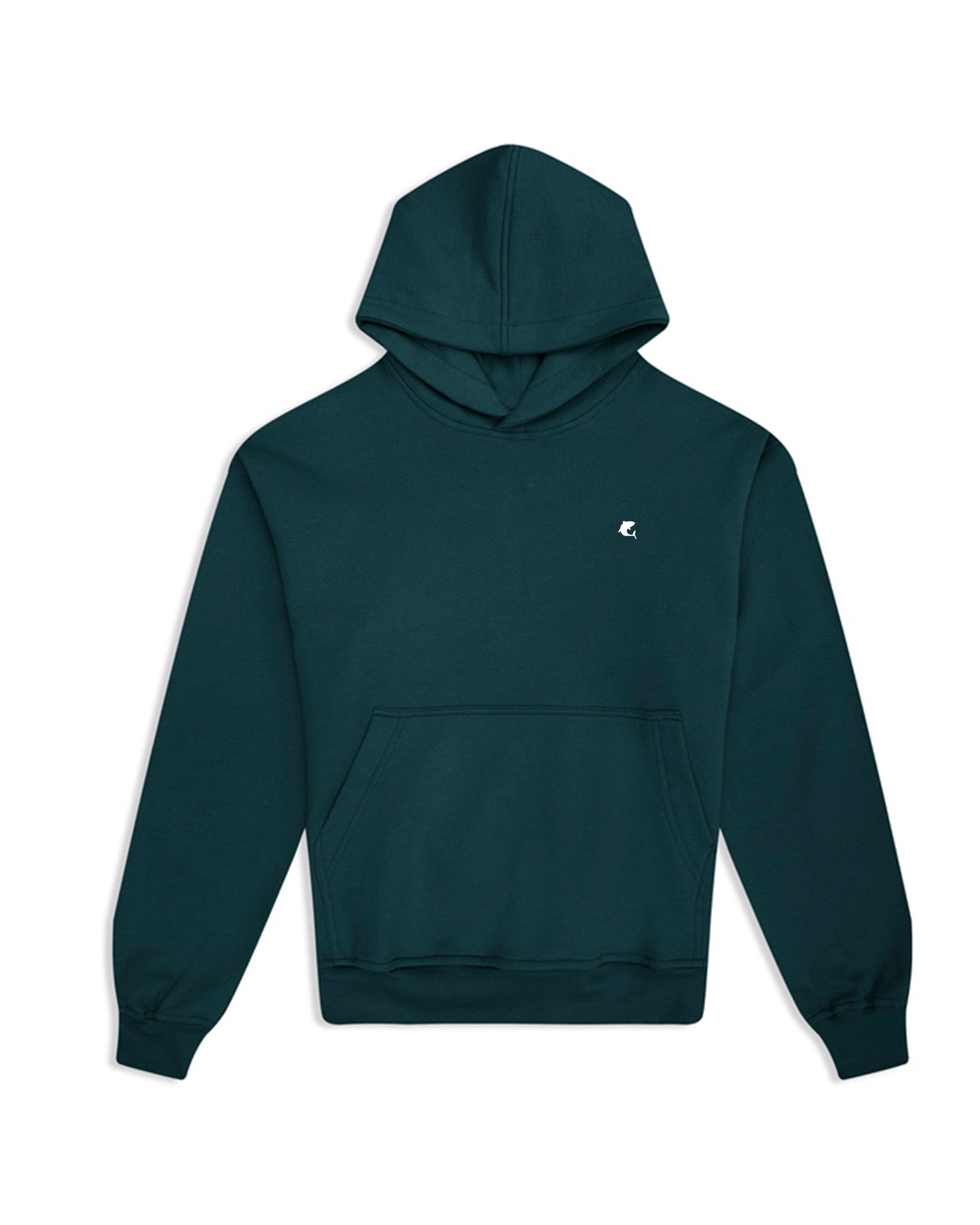 Hoodie Verde Básico Oversize