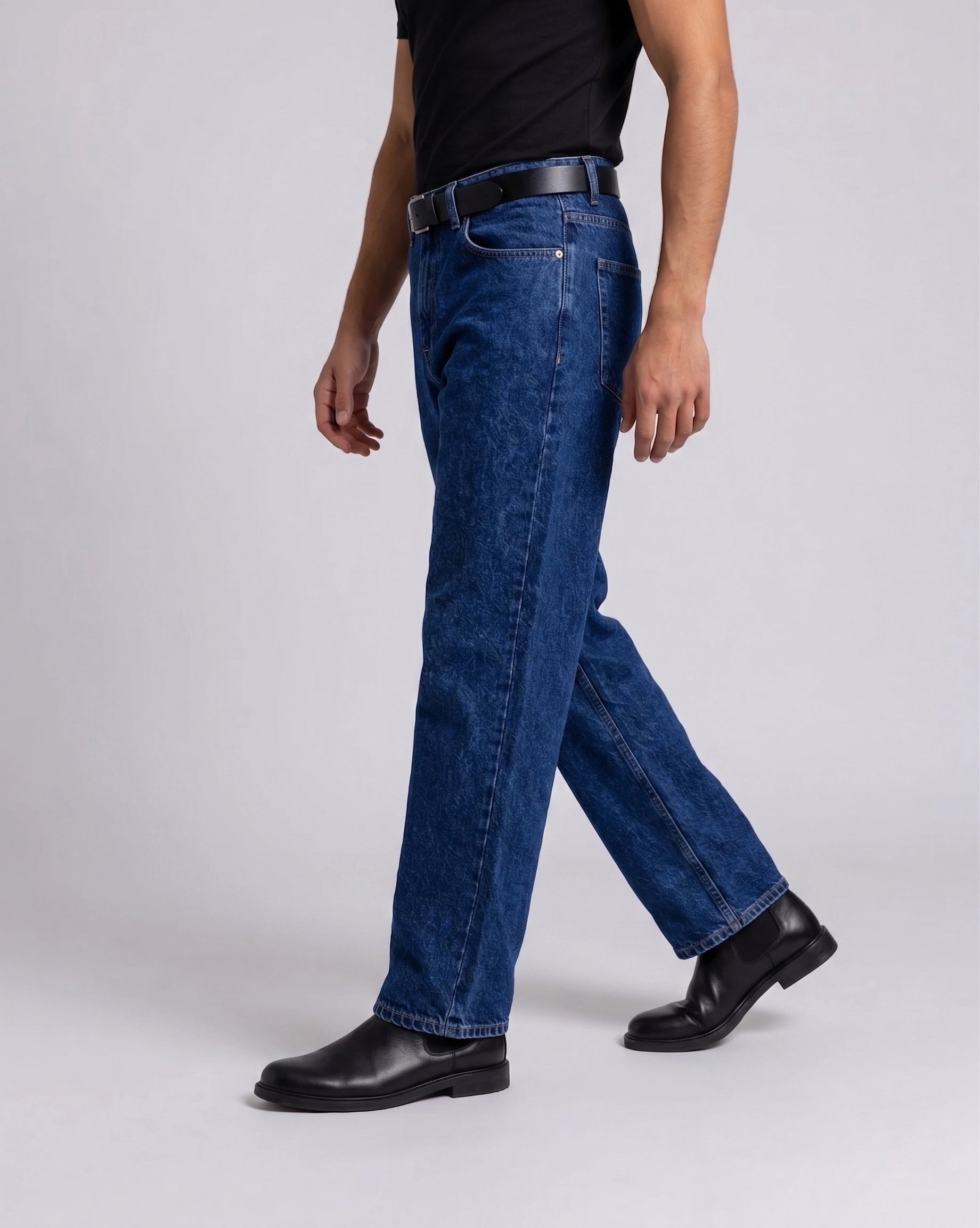 Jean Wide Leg Azul Oscuro